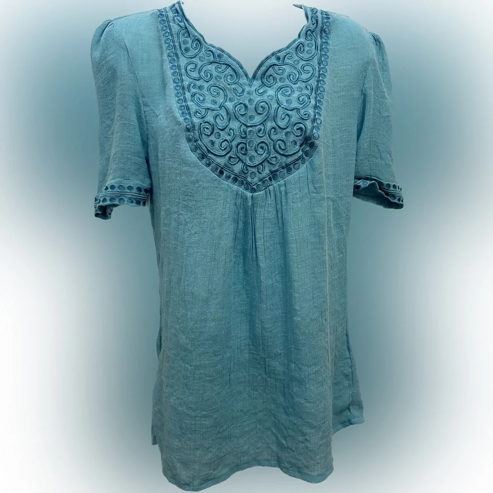 BFA Classics Blue Top Size Small - Picture 1 of 4